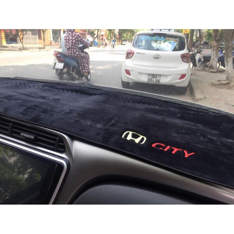 Thảm taplo nhung Honda City