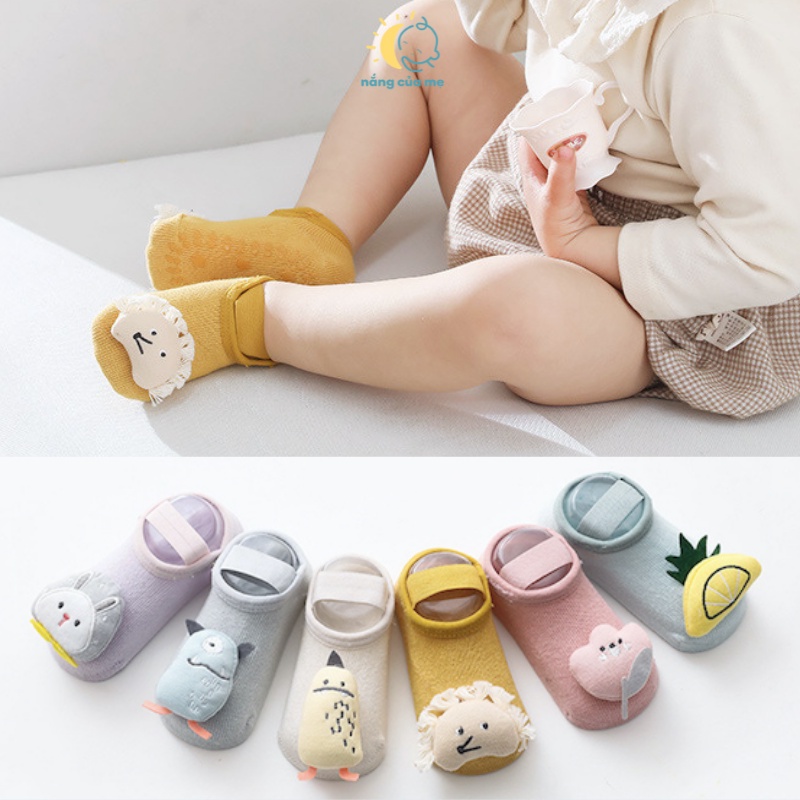 Tất Thú Bông Có Quai Thun Chống Tuột Cao Cấp cho bé từ 6 tháng tới 3 tuổi_Nắng Của Mẹ_ TAPDI