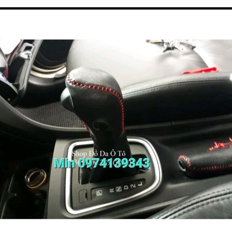 UY TÍN] Bao da cần số + phanh tay xe SUZUKI Ertiga, Xl7, swift  da bò thật
