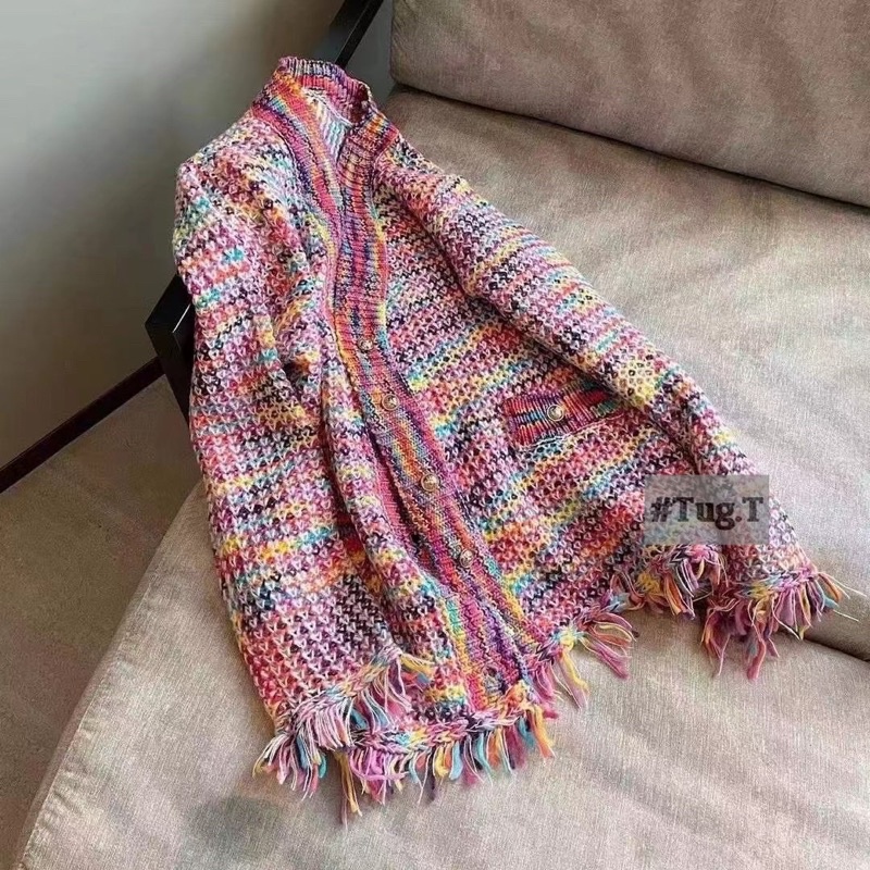 Áo khoác len 7 màu nữ