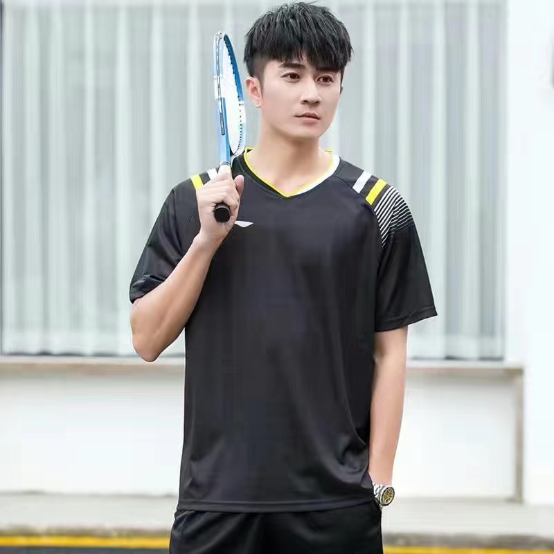 Li Ning Bộ Đồ Thể Thao Cầu Lông Ngắn Tay Thoáng Khí Cho Nam Và Nữ