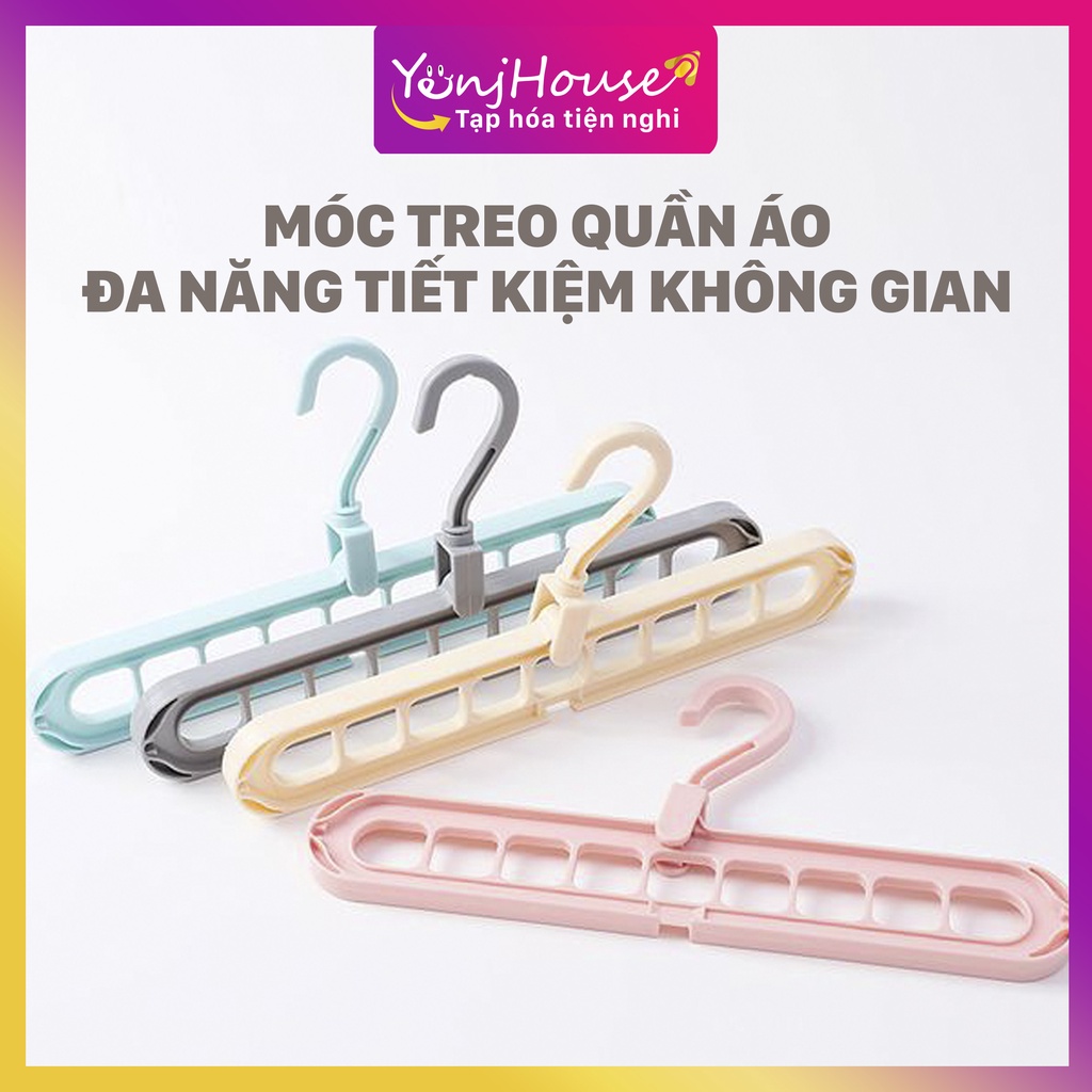 MÓC TREO QUẦN ÁO ĐA NĂNG TIẾT KIỆM KHÔNG GIAN - YENJHOUSE