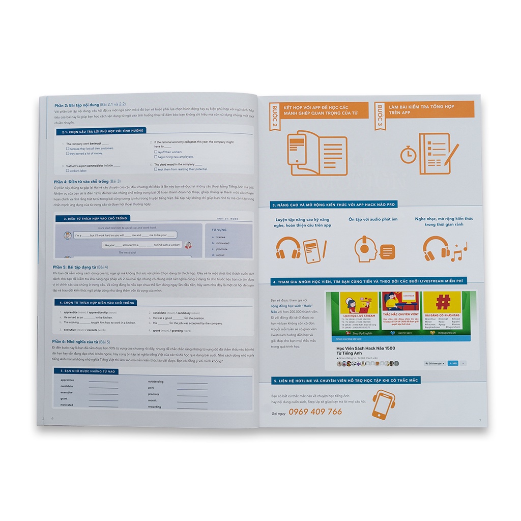 Sách - Hack Não Plus  - Tặng App Hack Não Pro học phát âm miễn phí
