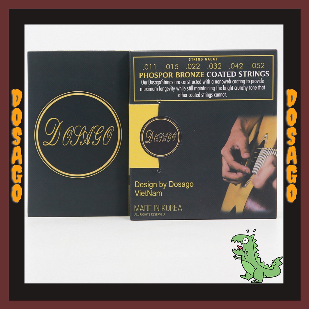 Chính hãng Dosago dây đàn guitar Acoustic Việt Nam