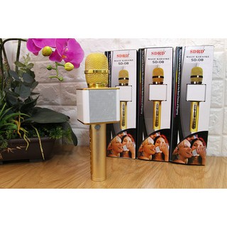 Micro karaoke bluetooth sd 08 hàng chuẩn ạ