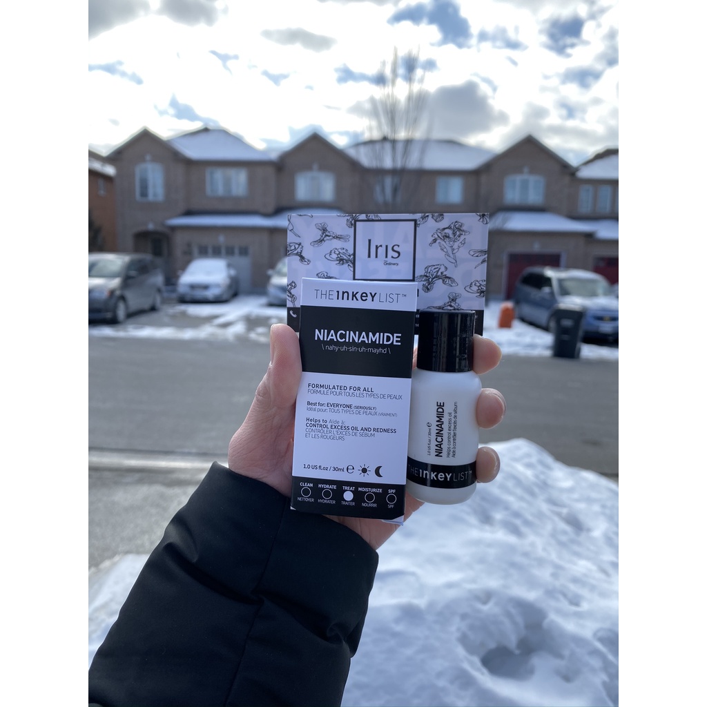 ✅ Tinh chất hỗ trợ giảm dầu, mờ thâm Niacinamide -The INKEY List