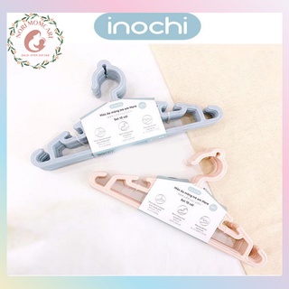 Móc / Mắc quần áo trẻ em Hara Inochi, Hokori  set 10 cái