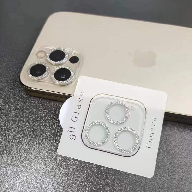 trường hợp bảo vệ ống kính điện thoại di động Đính Đá Lấp Lánh Sang Trọng Chống Sốc Cho for IPHONE 14 13 Pro Max