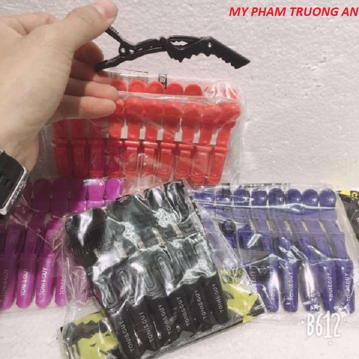 Kẹp cắt tóc cá sấu (Bộ 6 cái)