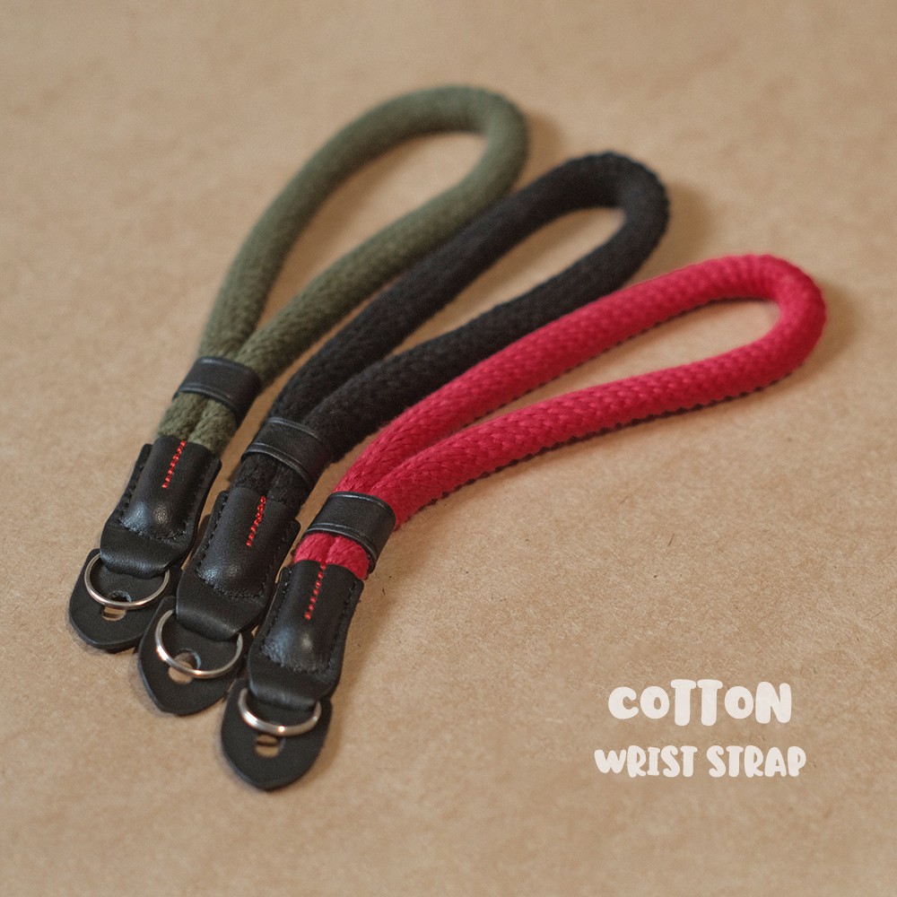 Dây Đeo Máy ảnh Cổ Tay/Wrist Strap Bằng Sợi Cotton Tròn Mềm