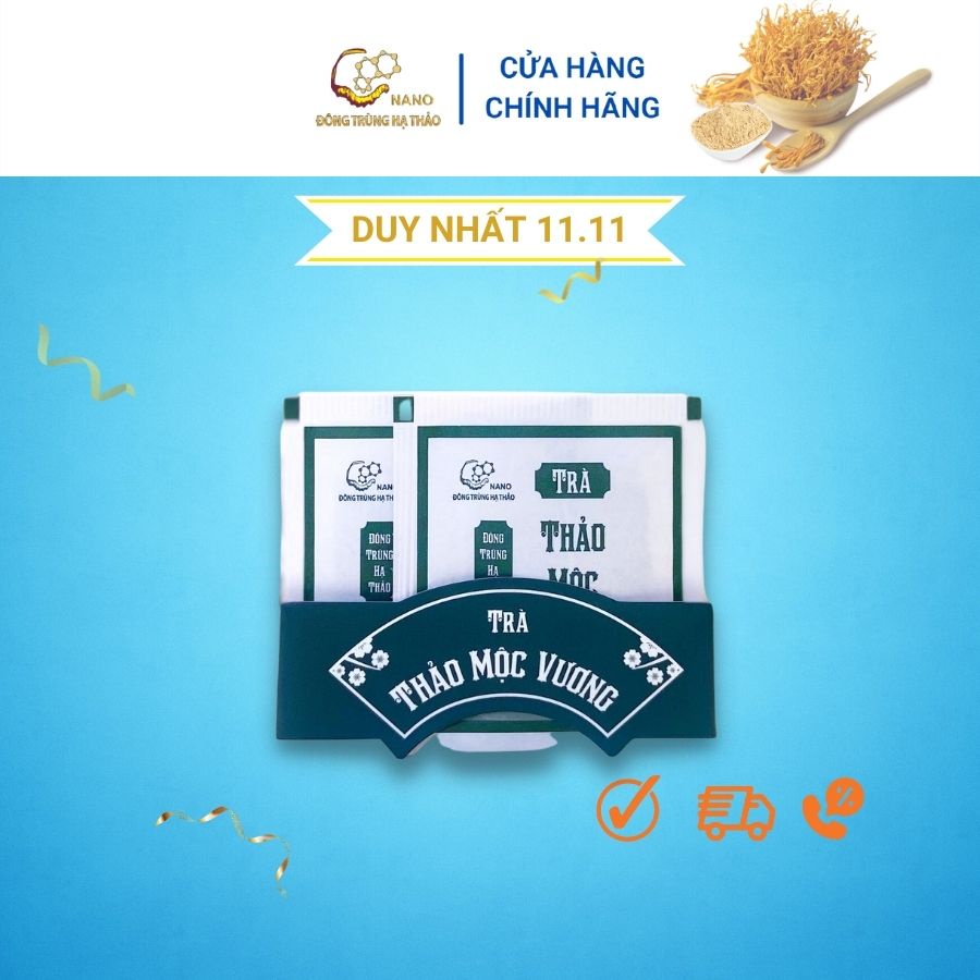 [FREESHIP50K] ✅ Gói Trà Túi Lọc Thảo Mộc Vương Mát Gan Thanh Nhiệt Giải Độc - Nano Đông Trùng Hạ Thảo