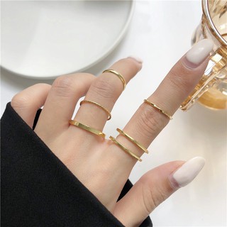 Bộ 5 chiếc nhẫn phong cách Hàn Quốc C40