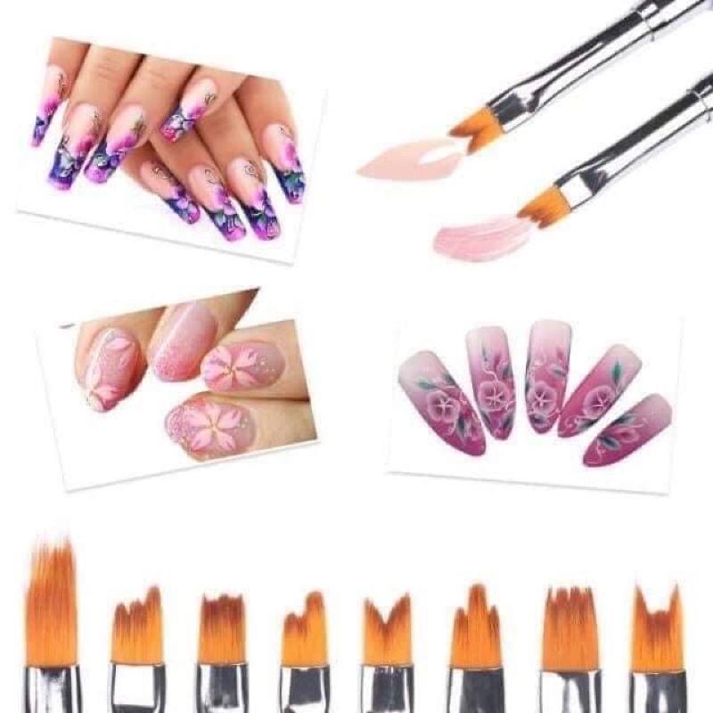 Bộ cọ vẽ hoa chuyên dụng ( set 7c )