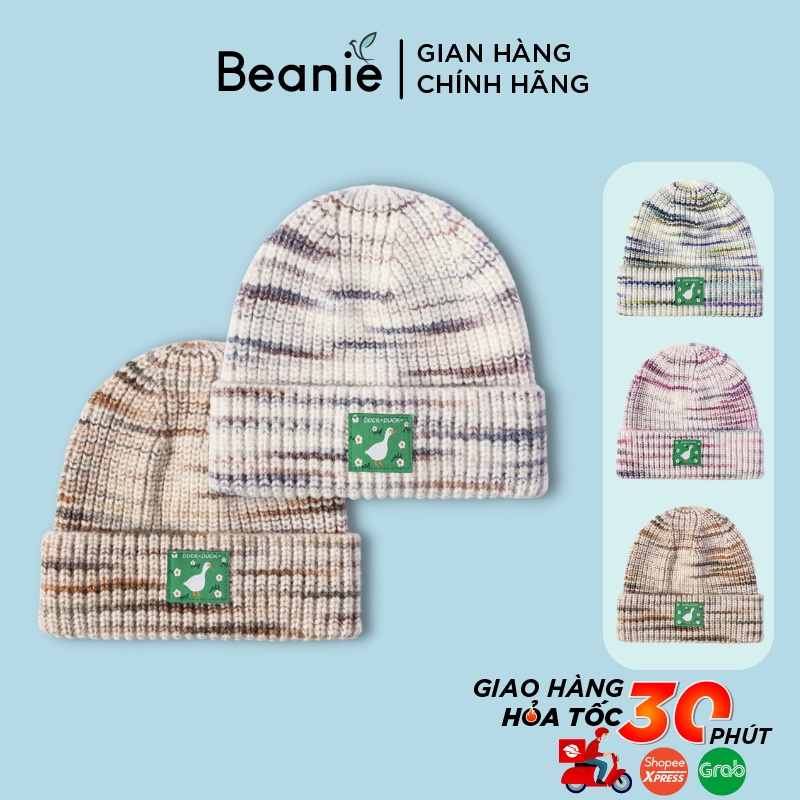 Mũ Len Thiêu Họa Tiết Con Vịt BEANIE Thời Trang Hàn Quốc, Nón Len Đẹp Unisex Nam Nữ Nhiều Màu Phong Cách Hip Hop B005