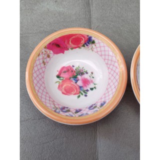 COMBO 5/10 Chén Chấm Chén Muối Tiêu Miệng Loe, Chén Chấm TRòn Bông