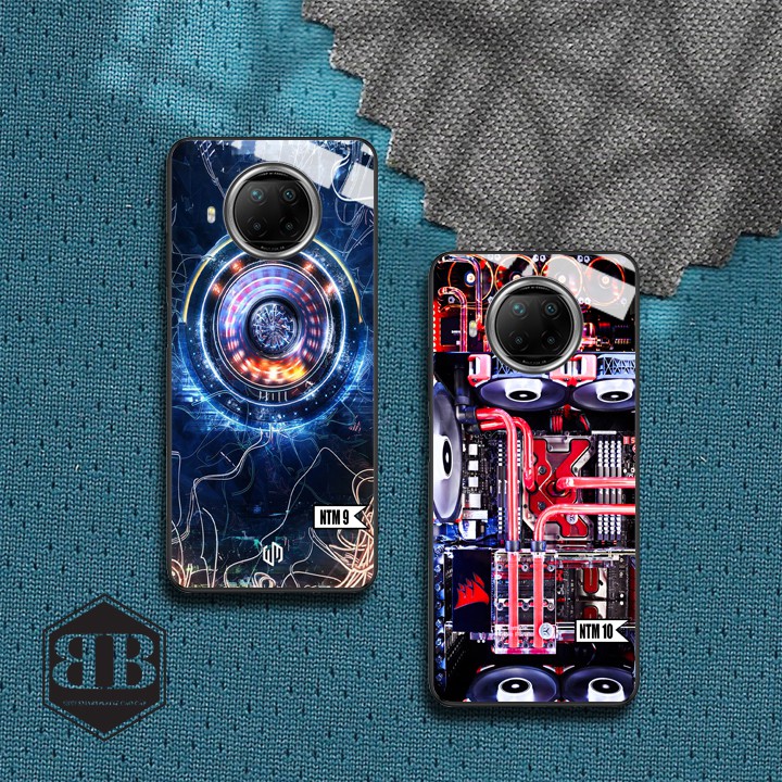 Ốp lưng kính cường lực Xiaomi Redmi Note 9 Pro 5G / Mi 10T lite hình nội thất máy