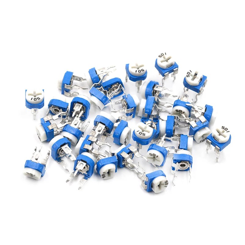 Set 10 Chiết Áp Rm065 Rm-065 100 200 500 1k 2k 5k 10k 20k 50k 100k 200k 500k 1m Ohm Tiện Dụng
