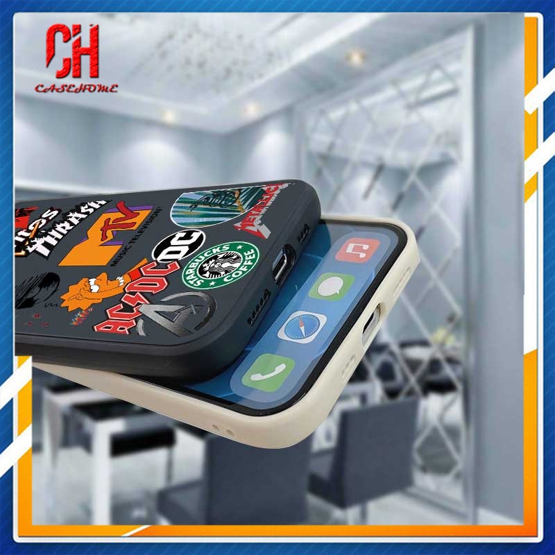 Ốp Điện Thoại Mềm Họa Tiết Graffiti Cho compatible for IPhone 11 12 13 PRO MAX 6 7 6S 8 Plus X XR XS MAX 11 12 13 mini Se 2020 6SPlus 7Plus 6Plus 8Plus XSMAX