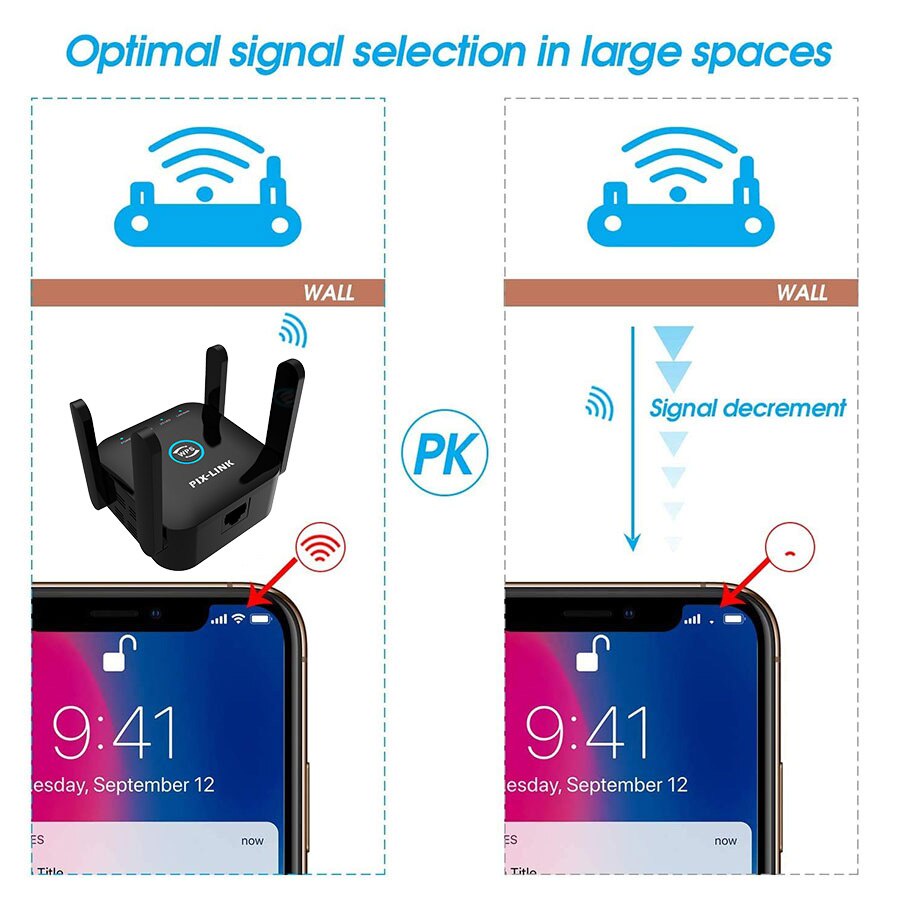 Thiết bị khuếch đại tín hiệu wifi 1200Mbps 802.11N 2.4Ghz chất lượng cao