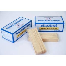 Hộp 100 cây đè lưỡi gỗ chưa tiệt trùng BaLac