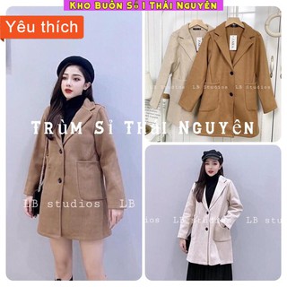 Áo khoác dạ siêu dày dặn