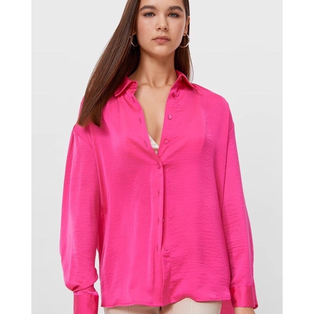 Áo sơ mi lụa Stradivarious