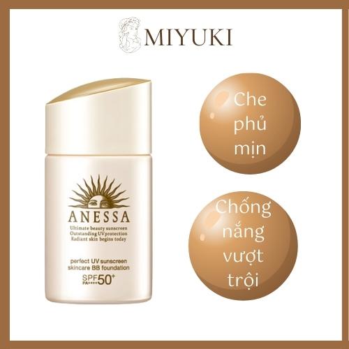 Kem nền trang điểm Anessa BB chống nắng dưỡng da SPF 50+ PA++++ 25 ml