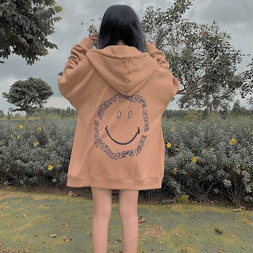 Áo hoodie - Áo khoác nỉ ngoại hàng mới in hình mặt cười | BigBuy360 - bigbuy360.vn
