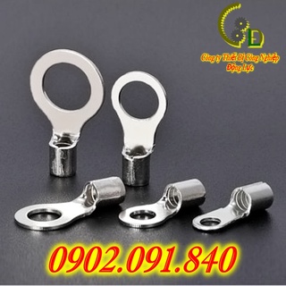 Đầu cos tròn bằng đồng [50cái] đầu cốt bấm dây điện 4mm 6mm RNB 5.5