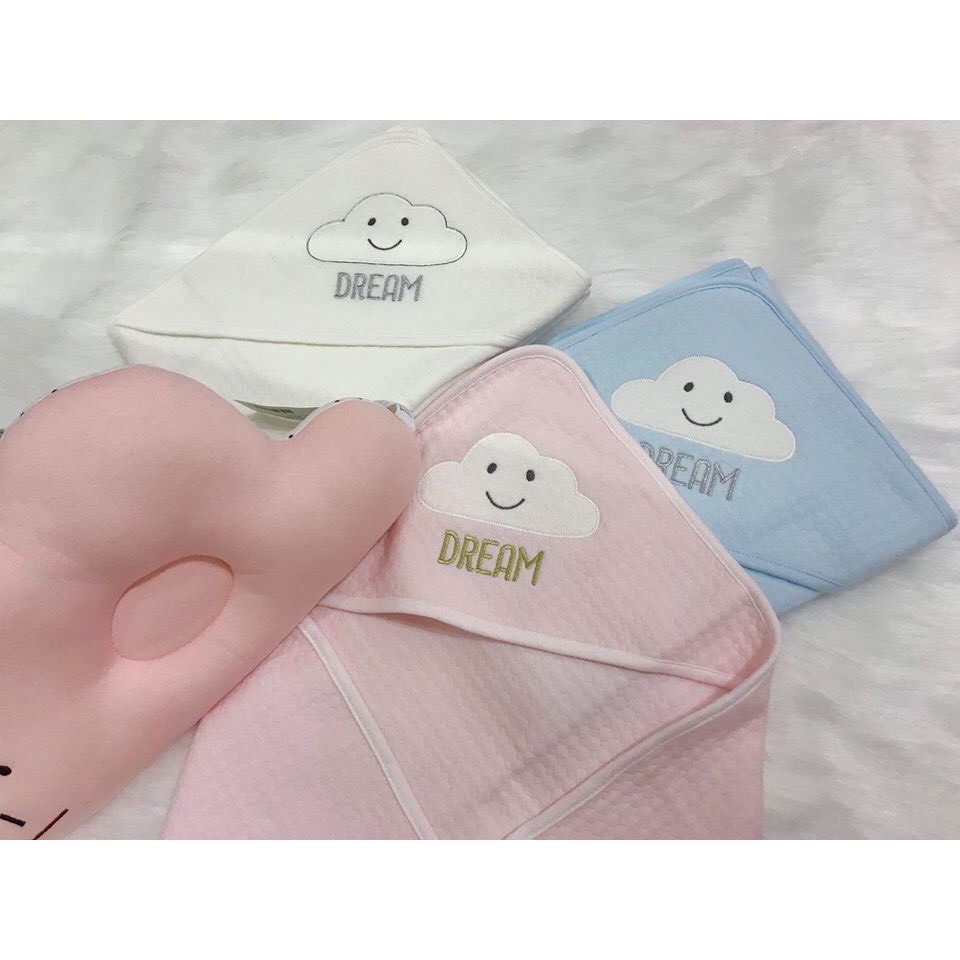 Ủ choàng cotton cho bé BEBE COMFORT 80x80cm, chăn ủ cotton cao cấp - Monnie Kids