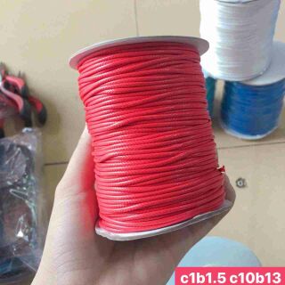 Dây da làm vòng tay 1m