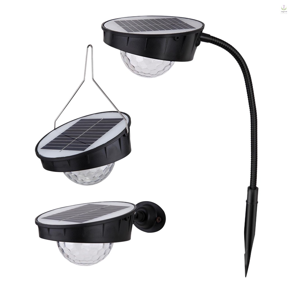 Đèn Led Năng Lượng Mặt Trời Gắn Tường 3 Trong 1 IP65 Chống Nước Sức Chứa 2000mAh Có Thể Sạc Lại