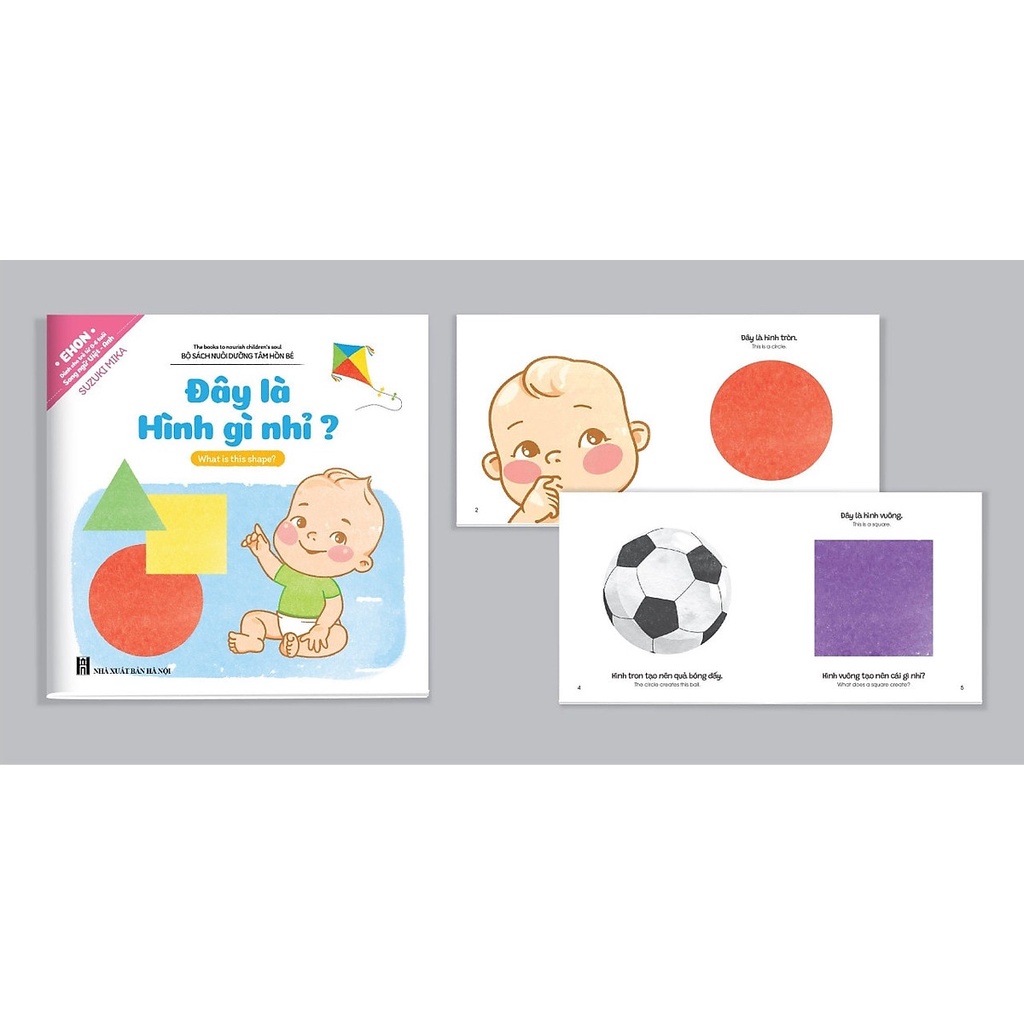 Sách Ehon song ngữ 10 cuốn cho bé 0-6 tuổi quét QR có file nghe - chọn lẻ cuốn