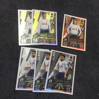Thẻ Match Attax Limited cầu thủ siêu sao Dele Ali Premier league mùa 18/19