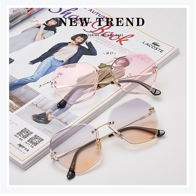 Kính mát đính đá phong cách cổ điển thời trang cho nữ