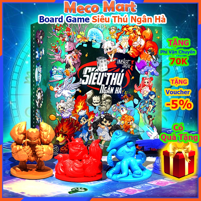 Bộ Đồ Chơi Siêu Thú Ngân Hà, Boardgame Việt Nam Lớp Học Mật Ngữ Chính Hãng, Đồ Chơi Trẻ Em Meco Mart