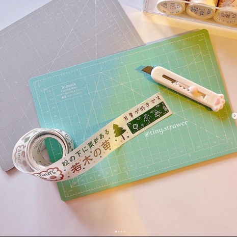 Thảm cắt trổ washi tape/ stickers JUNE SIX