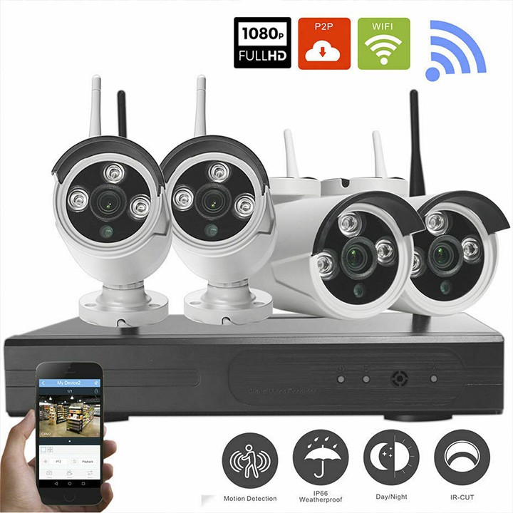 Bộ Kit Camera IP Không Dây HD NVR KIT 2.0