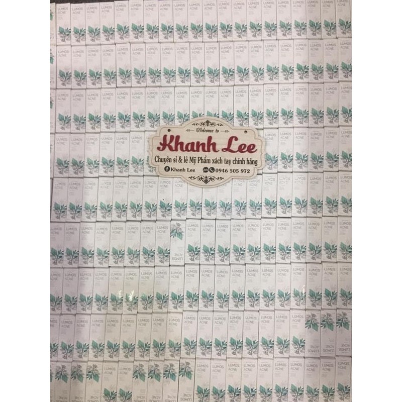 Serum mụn Lumos mẫu mới 2022 chai to
