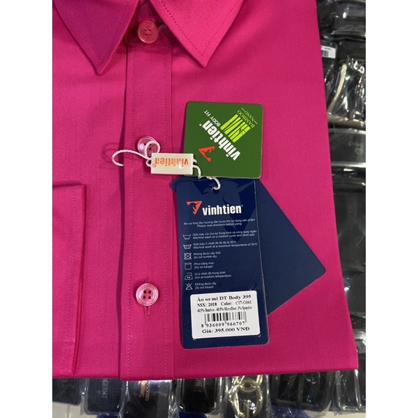 Sơ mi slimfit vĩnh tiến dài tay chất liệu bambo siêu giảm  giá 395k còn 179k | BigBuy360 - bigbuy360.vn