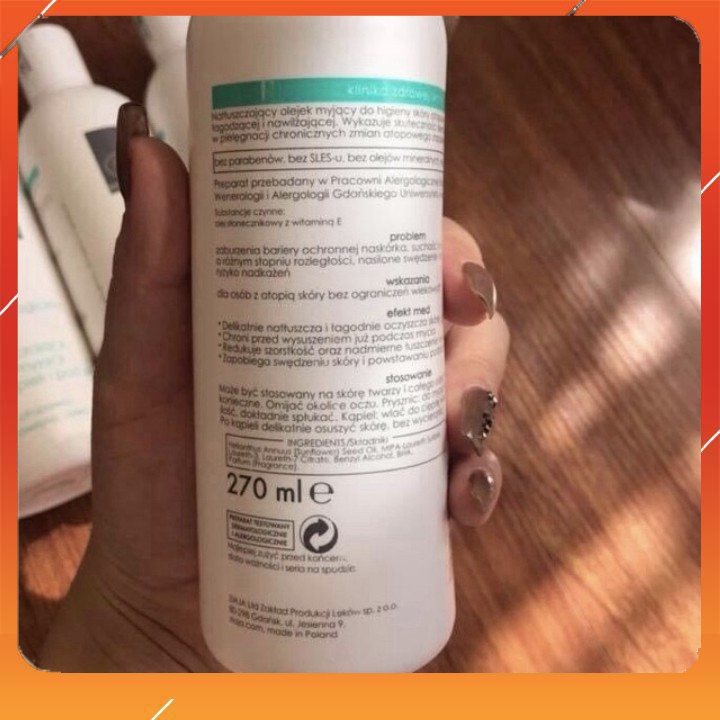 DẦU TẮM DƯỠNG ẨM THIÊN NHIÊN ATOPY ZIAJA️ - DÀNH DA NHẠY CẢM - MẪU MỚI 2020 | BigBuy360 - bigbuy360.vn