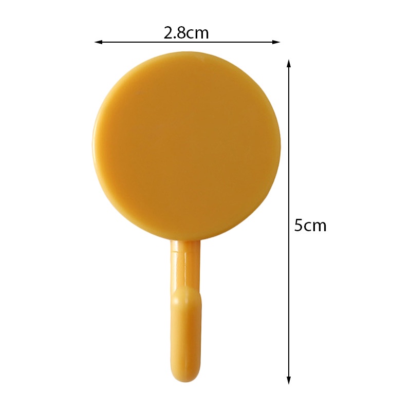 1 Móc Dán Tường Tự Dính Trong Suốt Tiện Dụng