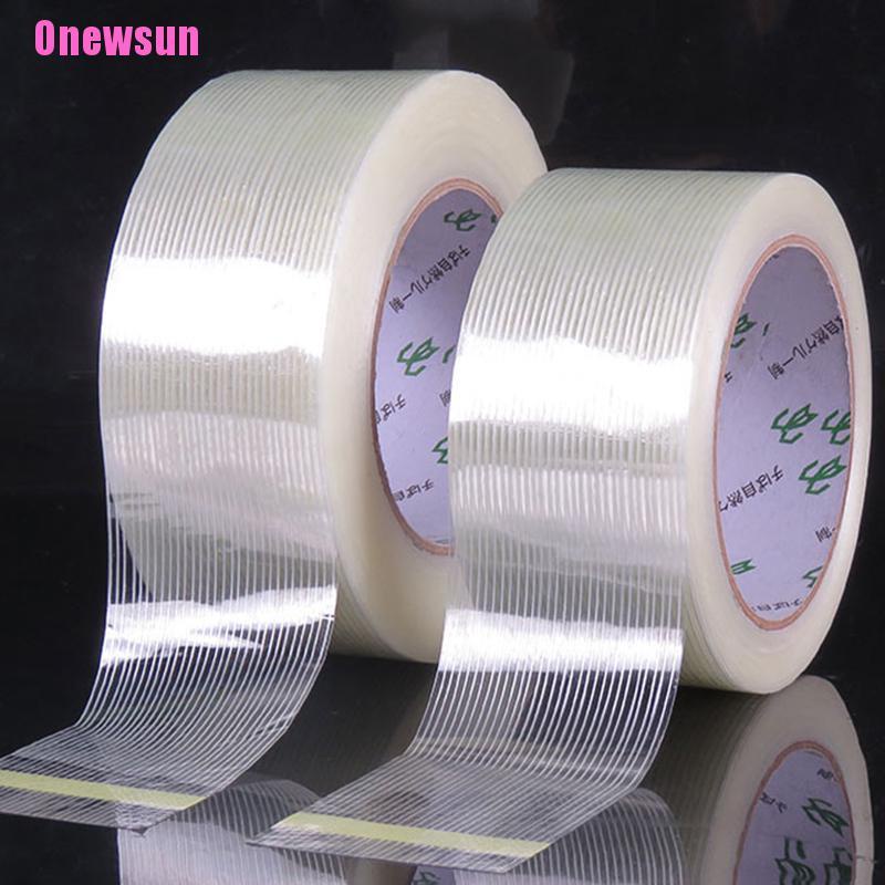 Cuộn Băng Keo Sợi Thủy Tinh Chịu Lực Cao Dài 25/50m Không Để Lại Dấu Vết Keo