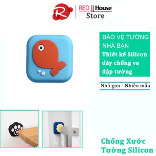 Miếng Dán Silicon Chống Xước Tường Chống Va Dập Thiết Kế Hình Thù Bắt Mắt