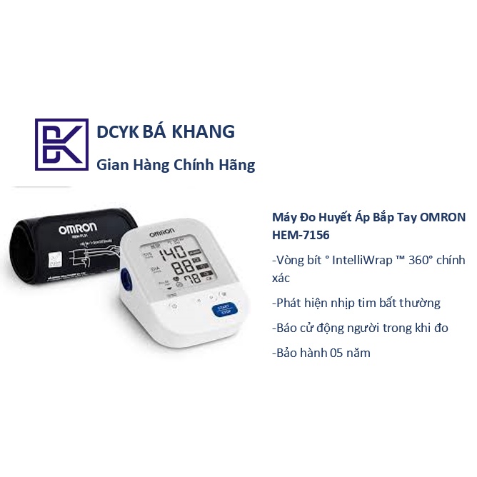 Máy Đo Huyết Áp Bắp Tay OMRON HEM-7156