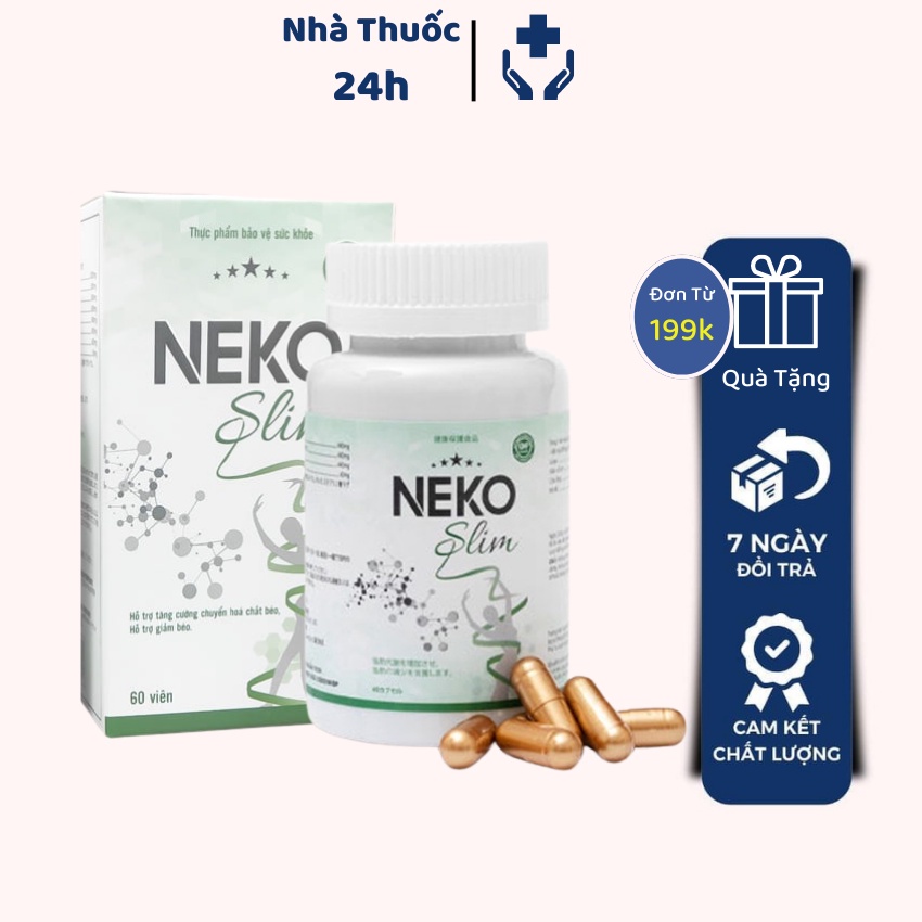 Giảm cân Neko Slim trà Giảm Cân nhanh cấp tốc an toàn thảo mộc không phải thuốc giảm cân