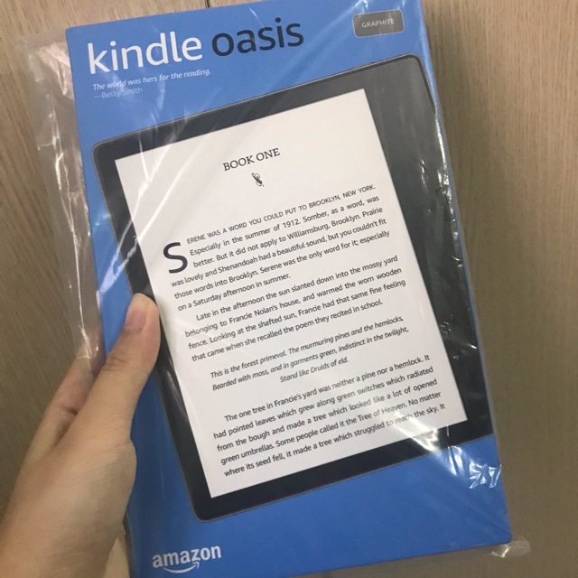 [Mã ELHAMS7 giảm 6% đơn 300K] Máy đọc sách Kindle Oasis 3 bản mới nhất Vbookshop