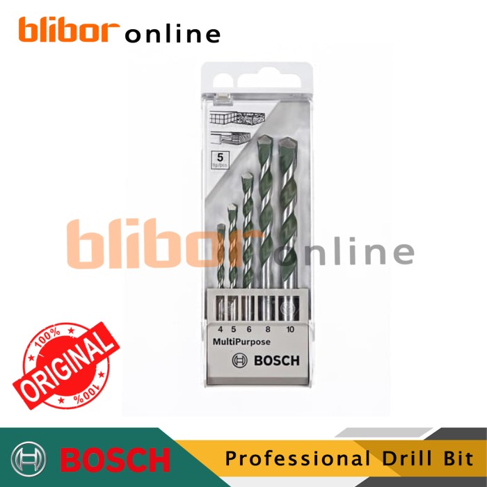 Bosch Bộ Mũi Khoan Cyl-4 Đa Năng Chất Lượng Cao