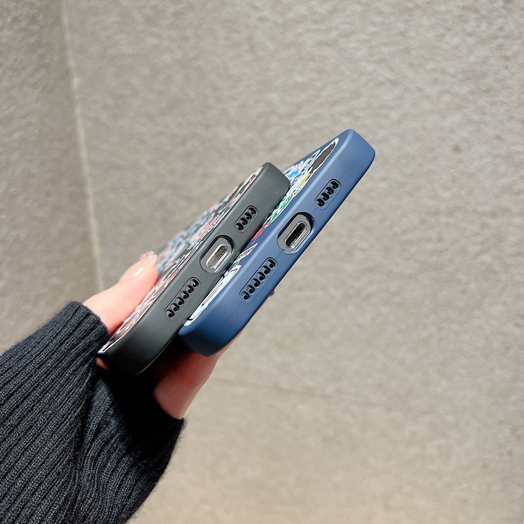 Ốp Điện Thoại Lông Mềm In Hình One Piece Cho iPhone13Pro iP12Pro XR iPhone11 12Promax 13Promax 11 12 13