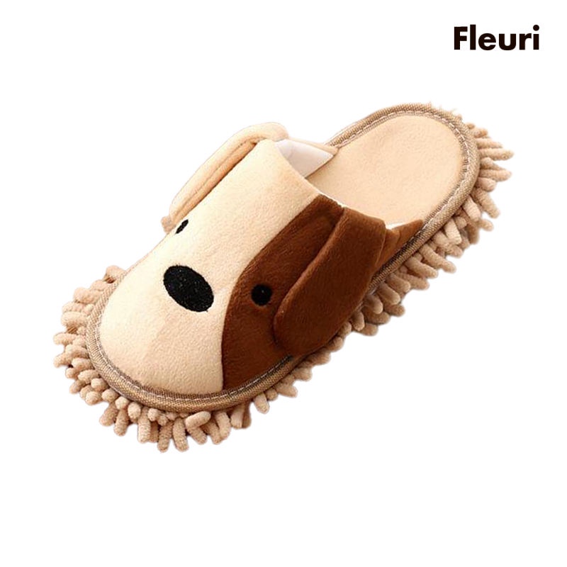 [Fleurir] Dép Lau Sàn Lười Có Thể Tháo Rời Và Giặt Sạch Trang Trí Phòng